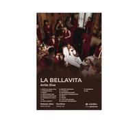 Artie 5ive Poster artistico Hip Hop Music Album LA BELLAVITA Cover Tracklist Rapper Singer Fan Regalo Rap Room Decor Poster Wall Art Decor Stampa Dipinti per Soggiorno Camera da Letto Decorazione 16
