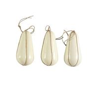 Artif-déco-mag - provolone Formaggio Italiano in Confezione da 3 in plastica soffiato L 160 x 80 mm