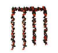 Artificial Autumn Fall Maple | 2pcs Hanging Vine Garland | Foliage Garland Autunno Hanging Fall Leave | Mysterious Fall Decorations Outdoor | Garlland Decor for Christmas Party, Door Frames