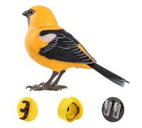 Artificial Bird Toys, Electric Interactive Toy With Light & Voice Control, Vivid Artificial Light & Voice Control, Realistic Ornaments, Outdoor Decorations For Kids, Pet Supplies For Indoor Cats