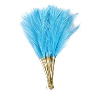 Artificial Christmas Branches Decoration - 100 Pieces Pampas Grass | Decorative Holiday Stems For Homeowners Decorators Office Apartment Restaurant Coffee Shop Bedroom Living Room Party