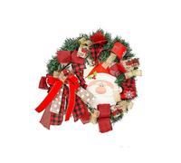artificial Christmas Decoration Santa Claus Wreath Garland Party Hanging Deco