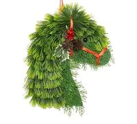 Artificial Christmas wreath - Botanic House | Artificial horse head Christmas wreath - For, restaurants, walls, fences, dining rooms