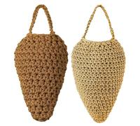 Artificial Decoy - Fake Hornet Colony for Outdoor | Hanging Synthetic Hive with Weatherproof Coating & Metal Hook for Park, Beach House, Tree and Exterior Patio Spaces