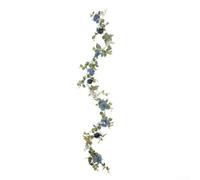 Artificial Eucalyptus Vine 6.2ft Realistic Silk Leaves(A-03) | Lifelike silk flowers, plastic green leaves, 6.2ft flexible length, easy to bend and shape, vibrant color