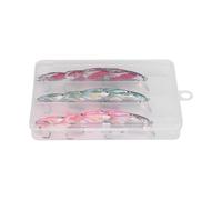 Artificial Fishing Bait Kit - 3 Pack Sinking Lures for Treble Hook System | 11 cm Predator Fish Catching Lure with Bass Trout, Artificial Swimbait for Perch Pike Fishing in Rivers Lakes Still Waters