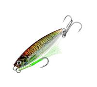 Artificial Fishing Lure Simulation Set, Realistic Plate Lure Kit, for Use, with Hooked Catch Design Feature, Effective Fake Bait System, Beginner Angler Fishing Gear Accessory