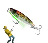 Artificial Fishing Lure Simulation Set, Realistic Plate Lure Kit, for Use, with Hooked Catch Design Feature, Effective Fake Bait System, Beginner Angler Fishing Gear Accessory