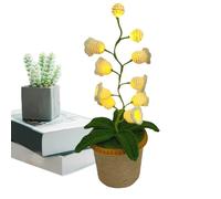 Artificial Flower Lights, Lily Bedside Lamp, 4.53x4.53x14.96in Cozy Night Light, Elegant & Romantic Touch, Soft Ambient Lighting for Home, Bedroom, Living Room, Nursery, Hotel, Workplace, Party, Cafe
