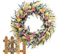 Artificial Flower Wreath - 45cm Lavender Window & Door Decoration