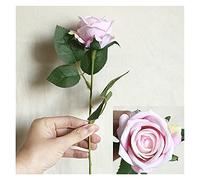 Artificial Flowers Bouquet of Artificial Roses Silk 51cm False White Flowers for The House (Couleur : Light Pink)