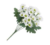 Artificial Flowers For Outdoors,Artificial Plants Fake Chamomile Bouquet | Table Centerpieces, Home Accessories For House Garden Office Hotel Planter Living Room Bathroom Backyard Pathway Basket Porch
