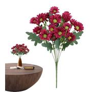 Artificial Flowers Outdoor, Fake Waterproof Flower, 12.6 Inches Elegant Ambiance & Decoration Weatherproof Design, Everlasting Plants for Porch, Window Box, Garden, Planter, Vase, Patio, Pot, Walkway