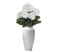 Artificial Geranium Flowers - 14.17x7.87 In ,Realistic UV Resistant Fake Geranium, Long-Lasting Vibe | Artistic Aesthetic Simulation Flowers For Living Rooms, Bedrooms, Dining Rooms, Weddings, Parties