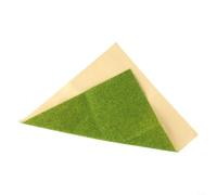 Artificial Grass Mat 25x25cm Green Model Railway Layout(Autumn Green) | Realistic green texture, paper backing, glue required, 25x25cm size, ideal for per model trains