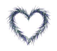 Artificial Lavender Garland | 6Ft Reusable Centerpiece | Artificial Flower Garland Purple Lavender | for Front Door Window Wall Table Staircase Christmas Party Wedding