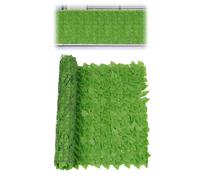 Artificial Leaf Screening - Trellis Rattan Roll With Faux Leaves | Green Artificial Hedges Panels | Garden Privacy Screens Decorative Fences For Home Balcony Yard Garden (0,5 mx2 m/19,6 x 78,7 in)