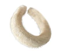 Artificial Mink Hairband - Soft Plush Winter Hair Accessory, Trendy Headband, Comfortable Versatile Headwear | Fall and Winter Wear, Indoor Outdoor Styling, Party Gatherings, Dating Outfit, Travel