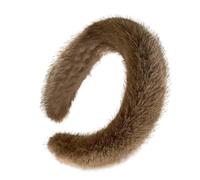 Artificial Mink Hairband - Soft Plush Winter Hair Accessory, Trendy Headband, Comfortable Versatile Headwear | Fall and Winter Wear, Indoor Outdoor Styling, Party Gatherings, Dating Outfit, Travel