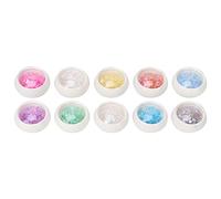 Artificial Pearl Nail Art Beads Mixed Sizes ABS Material Flatback Half Faux Pearls for Nail Craft Jewelry DIY Manicure 10 Boxes
