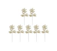 Artificial Pine Branches 12Pcs Party Layout Fake Plant for Living Room And Dining Room Decor 32X13CM Festive Atmosphere