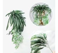 Artificial Plants da Parete Orchidea Verde Muro Roma Ornamento Panno Props 65CM
