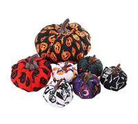 Artificial Pumpkins 7 Pieces Realistic - Artificial Fabric Vegetable Table