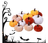 Artificial Pumpkins, Centerpiece Decor, Realistic Texture Rustic Fall Table Harvest, Aesthetic Props for Thanksgiving, Halloween, Farmhouse, Basket, Display, Photography and Events