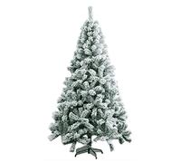 Artificial White Snow Christmas Tree Ornament Adornment Desktop Decoration Shopping Mall Party Supplies (Color : Green Size : 60cm)