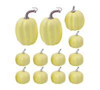 artificiale, 12 pezzi, decorazione da tavolo autunnale, accessori per | Zucca rustica rustica per autunno, Ringraziamento, casa, soggiorno, scrivania, caminetto, tavolo da pranzo