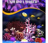 Artificiale Corallo Pianta Colorato Resina Ornamenti per Acquario Pesci Casa