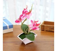 Artificiale Farfalla Fiore Orchidea Piante IN Pentola Finto di Casa Matrimonio