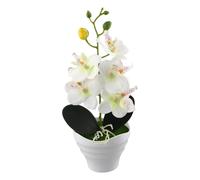 Artificiale Farfalla Fiore Orchidea Piante IN Vaso Finto Casa Festa Matrimonio