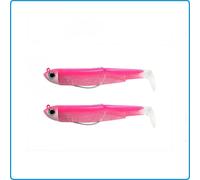 Artificiale Fiiish 2combo n2 90mm 5g SHORE rose fluo pesca spinning mare spigola