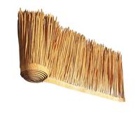 Artificiale Finta Paglia,Rotolo Di Paglia,Piastrelle Di Paglia In Plastica PE,Tetto Di Paglia Decorativo Sintetica Ignifuga,Foglie Di Palma Artificiale Per Giardino Patio(0.5x3m(19.7x118in))