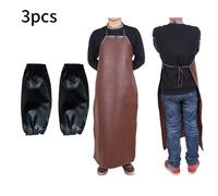 Artificiale Pelle Saldatrice Saldatura Carpentiere Fabbro Apron-Protection Abiti