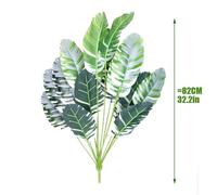 Artificiale Sparse Coda Tropicale Palme Finto Pianta Foglie Casa Giardino Decor