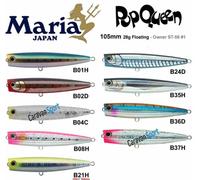 ARTIFICIALE SPINNING MARIA POP QUEEN 105 MM POPPER YAMASHITA ESCA MARE LURE