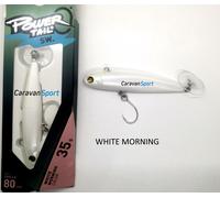 ARTIFICIALE SPINNING POWER TAIL SW 80 MM FIIISH 35 GR WHITE MORNING LURE VIB