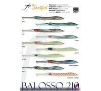 ARTIFICIALE SPINNING SEASPIN BALOSSO 210 F ESCA NEEDLE POPPER SERRA MARE LURE