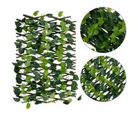 Artificiale Verde Foglia di Edera Siepi Schermo Traliccio Giardino Muro Recinto