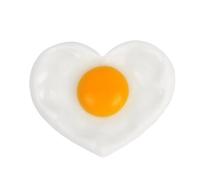 Artificiali alimentari | Articoli falsi a forma di cuore - Uova artificiali, decorazione da cucina, per feste, compleanni, servizi fotografici, cucina, ristorante, mercato, gioco di ruolo