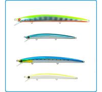 ARTIFICIALI KIT MOMMOTTI 180 140 VARI COLORI SPINNING SPIGOLA BARRACUDA SERRA