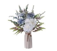 Artificiali Mazzi Di Fiori Falsi Fiori Di Dalia Di Seta Combo Composizione Floreale Bouquet Decorazione Elegante Per La Casa Di Nozze Centrotavola Cucina Giardino Decorazione Feste (Blu Fresco)