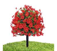 Artificiali per esterni - Palla topiaria realistica da 56 cm con picchetto | fittizi per giardino - per corsi, portici, terrazze, feste, uffici, porte, compleanni