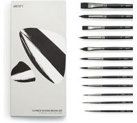 ARTIFY Acquerello Pennello Set-12 Pz Morbido Pennelli Di Nylon Sintetico per Acq