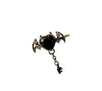 Artigianale CZ Decorato Demoniaco Anello Cuore Regolabile Vintage Ispirato Openwork Design Gioielli Donne Regalo Misterioso Love Themeed Jewelry