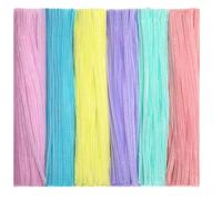 Artigianato con lavavetri - Pulitore | Pulitore multicolore | 100 pulitori per tubi sfusi | Forniture per Arte e Artigianato di ciniglia | Spazzole per Artigianato