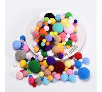 artigianato creativo, materiale artigianale DIY, 1000 Pieces Craft Mini Pompoms Ball Balls Self Adhesive Festive Rainbow Fuzzy for Jewelry Making Accessories Clothing Appliques(Mixed Color)