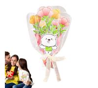 Artigianato dei fiori della festa della mamma, carte della festa della mamma per la mamma,Kit per la creazione di carte di fiori per la festa della mamma - Supplies per l'arte delle feste per